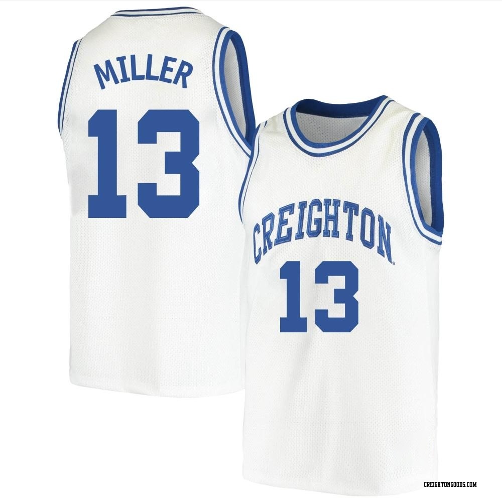 Custom College Basketball Jerseys Creighton Bluejays Jersey Name and Number Performance White